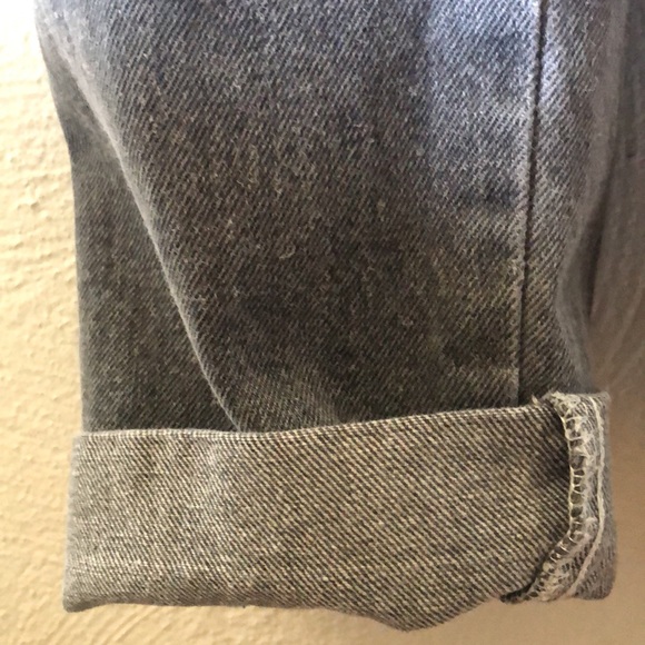 Gray cactus 🌵 overalls with front pocket panels; hidden buttons are intact. - Picture 12 of 16